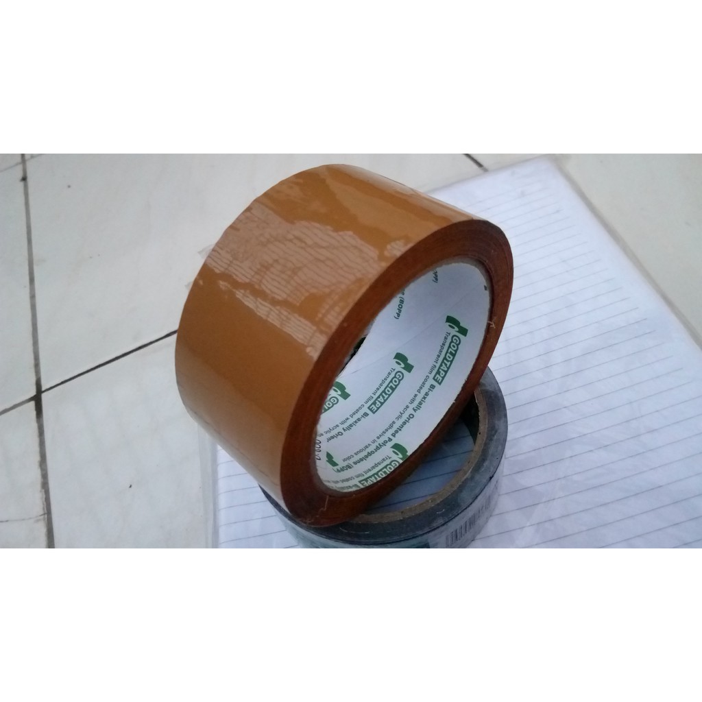 

OPP GOLDTAPE (solasi coklat)