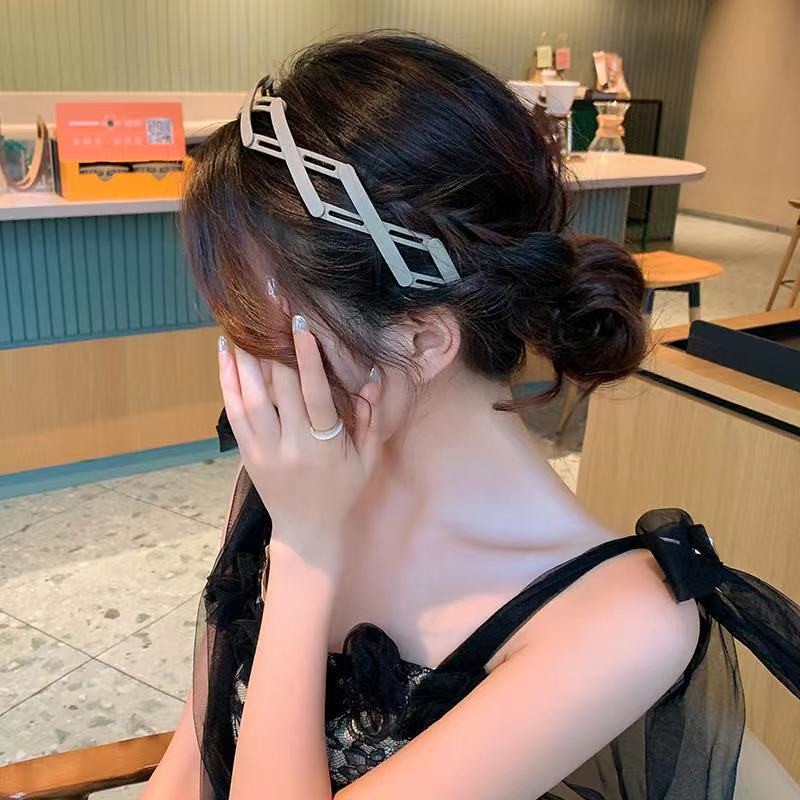 (Zomi) Bando Rambut Model Lipat Gaya Korea Portabel Anti Slip Untuk Wanita