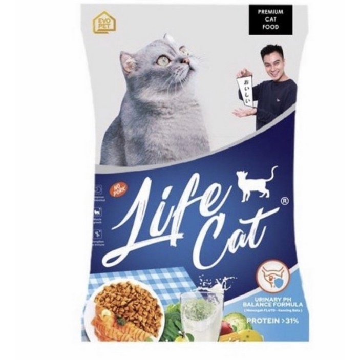 Life Cat Dry Cat Food 1Kg Makanan Kucing Lifecat