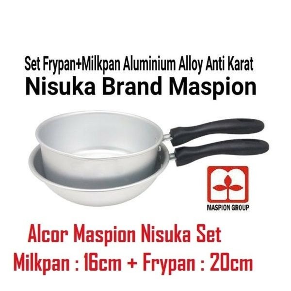 MASPION Panci Set 16 cm / 20 cm NISUKA Set -1620