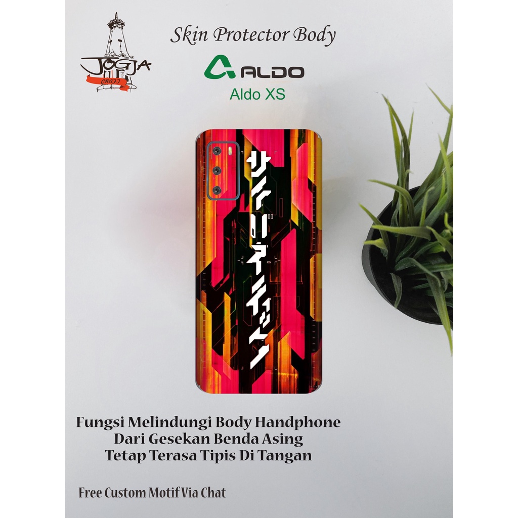 Dapat 2pcs Garskin Hp Aldo Xs Motif jep - Free Custom Via Chat