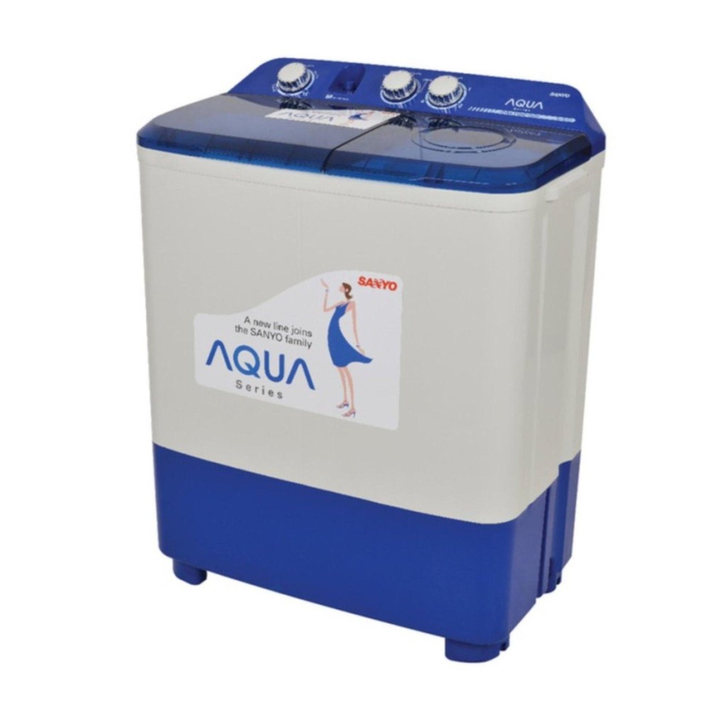  Mesin  Cuci  Aqua By Sanyo  Kapasitas 7kg QW 755 XT QW 780 