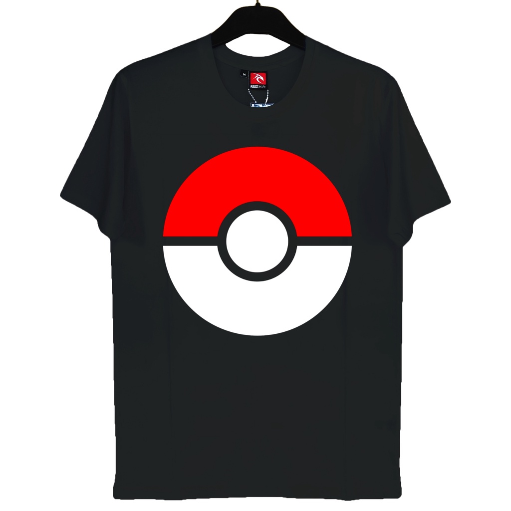 Baju Kaos Dewasa POKEMON BOLA - Baju Pria Wanita Kaos Gaming Hobi Game Keren Bludru Premium REEDSHAR