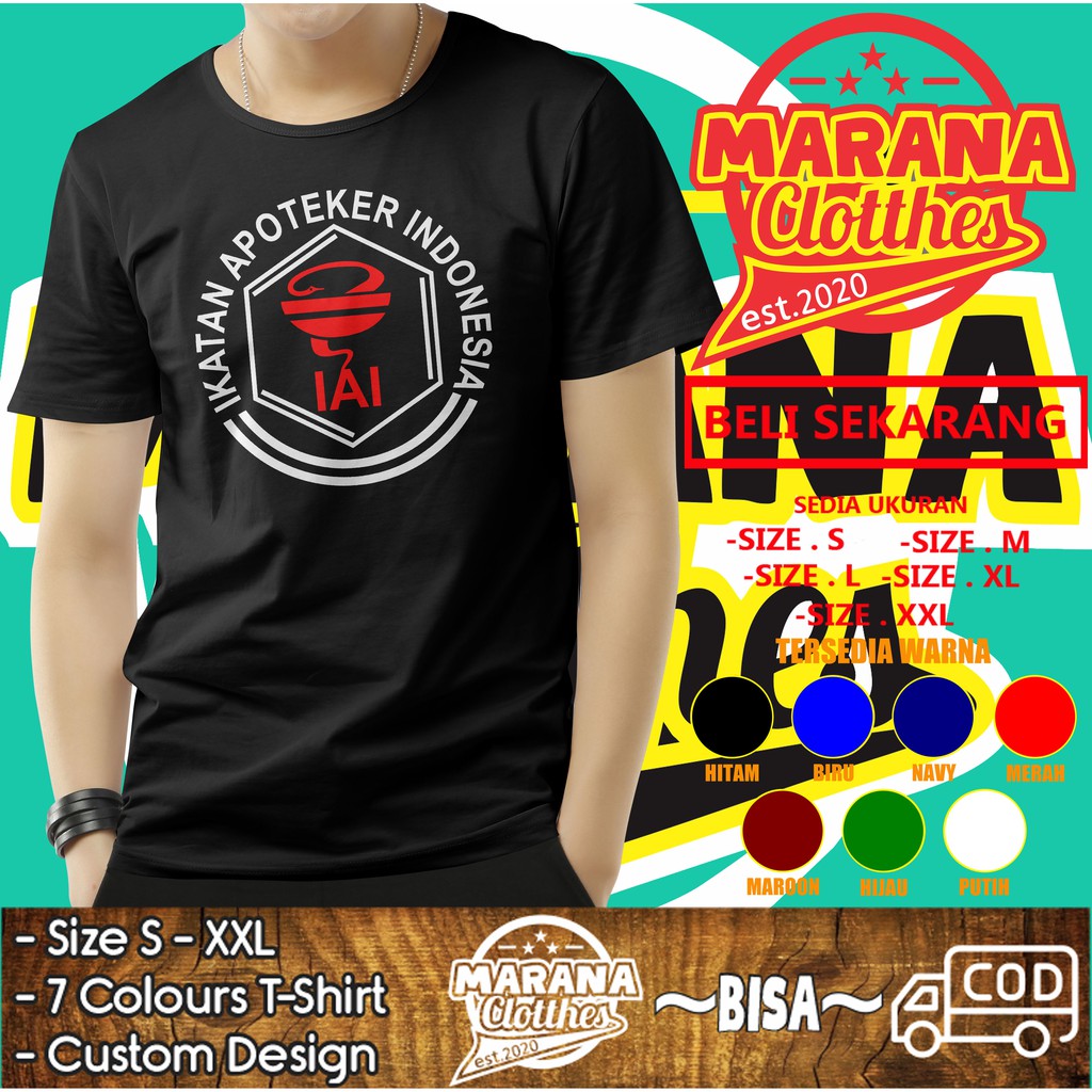 Kaos Ikatan Apoteker Indonesia Logo Baju Distro