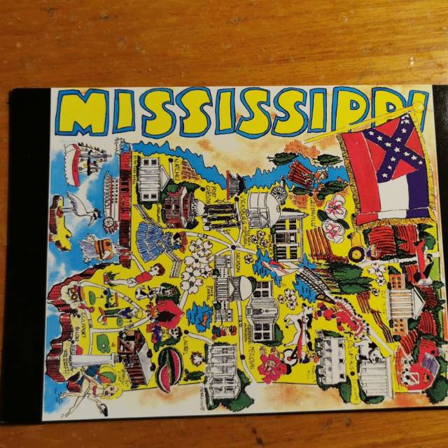 

Kartu pos peta amerika /American map postcard