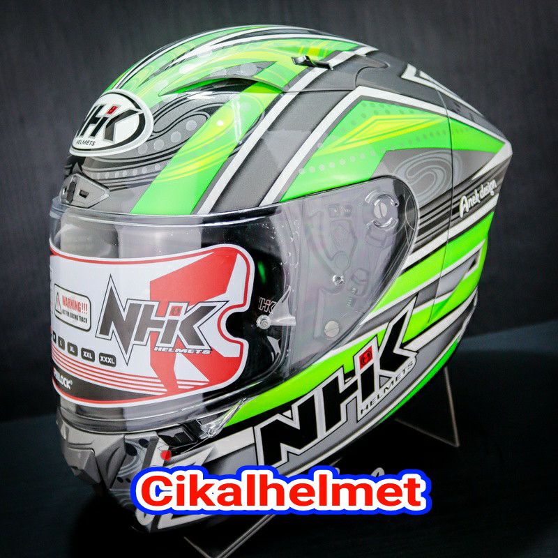 NHK HELM GP R TECH REMY GARDNER GP EDITION SILVER GREEN NHK ORIGINAL