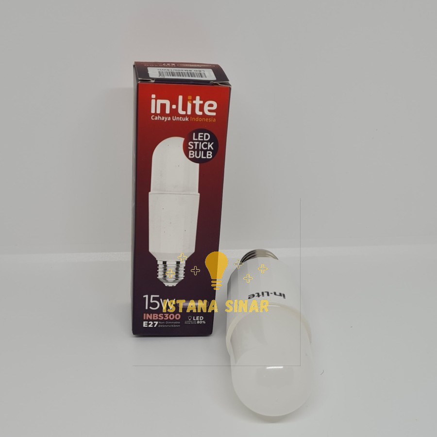 Led stick bulb / Lampu led stick inlite 15W 15 W 15WATT 15 Watt