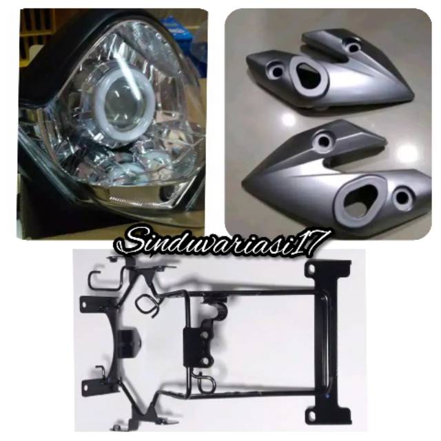 Lampu Proji Vixion Old Relfektor Proji Vixion Old Breket Lampu Depan Vixion Old Kupingan Vixion Old