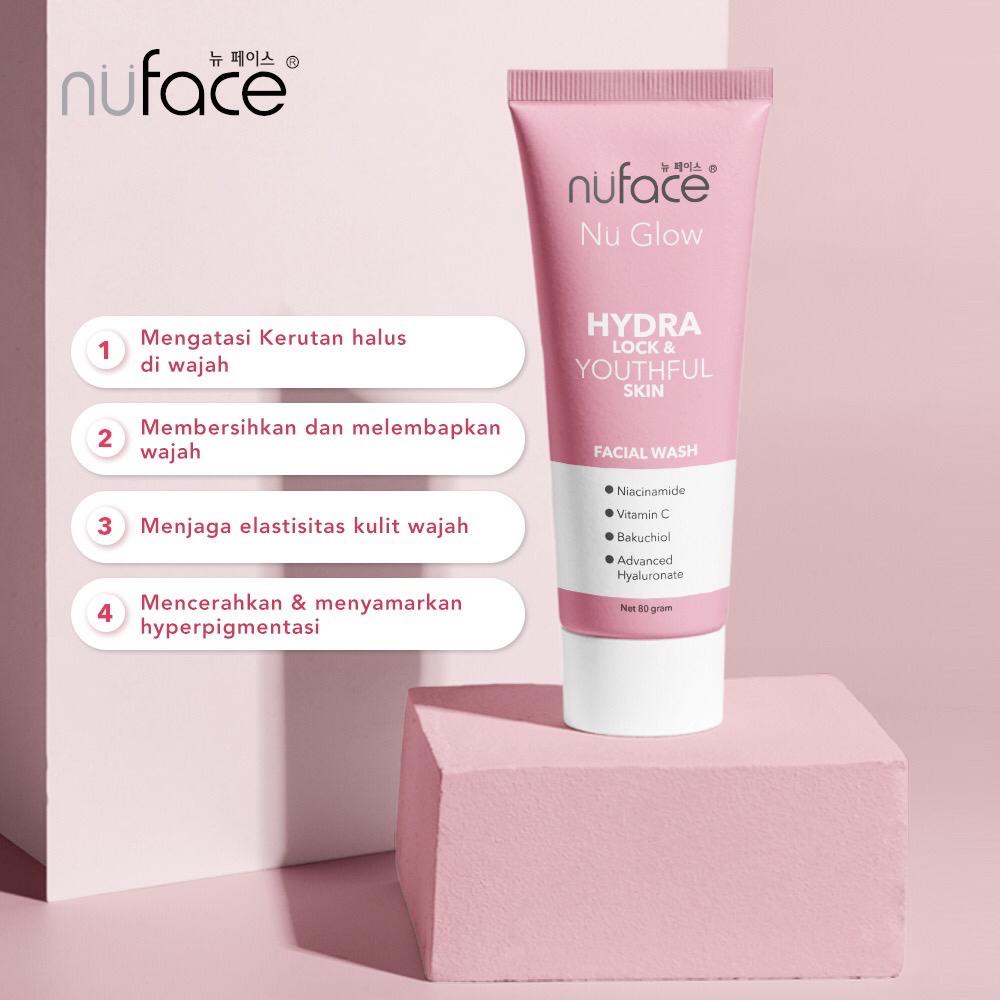 Nuface Nu Glow Hydra Lock &amp; Youthful Facial Wash Gel 80