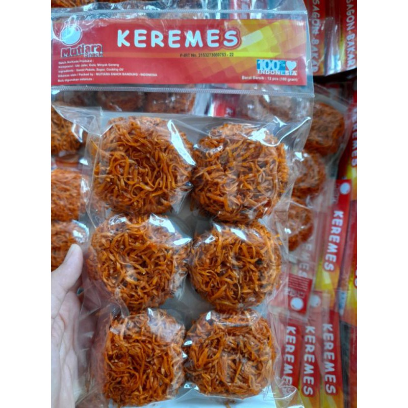 Jual Keremes Ubi Manis Cemilan Jadul Mutiara Snacks Indonesia Shopee