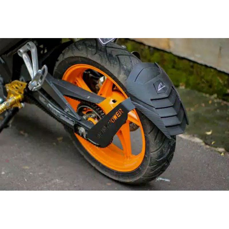 mud guard shark power penahan lumpur moge mudguard vixion cbr gsx mudguard universal semua motor