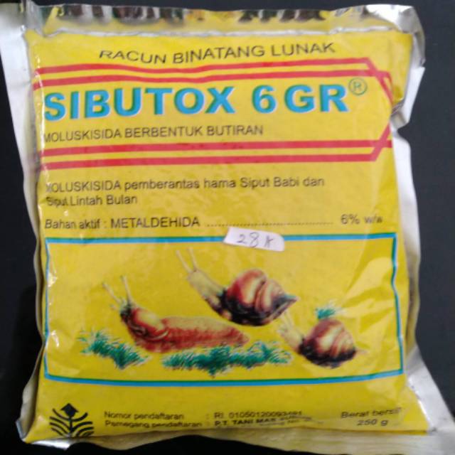 Sibutox 6 GR racun siput ampuh 250 gram