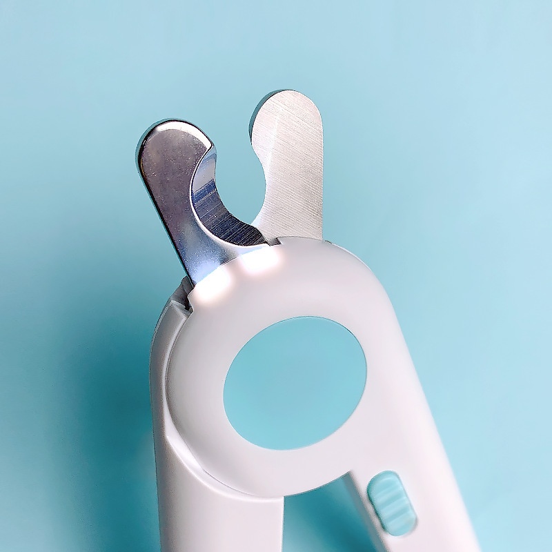 Gunting Kuku Anjing Peliharaan dengan Lampu LED Safety Cat Pet Nail Cutter Mesin Gunting Stainless Steel