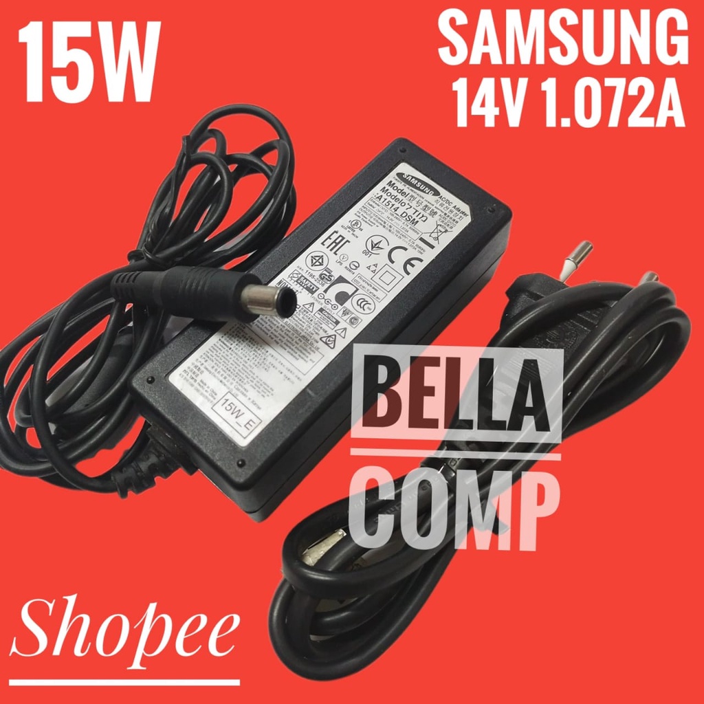 ADAPTOR CHARGER TV LED LCD MONITOR SAMSUNG 14V 1.072A 14V 1.786A 14V 2.1A 14V 2.5A 14V 3A PLUS KABEL POWER