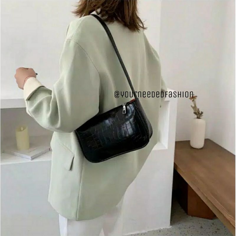 Crocodile Leather Bag / TAS MURAH / TAS WANITA MURAH / TAS SELEMPANG / TAS KOREA / TAS WANITA