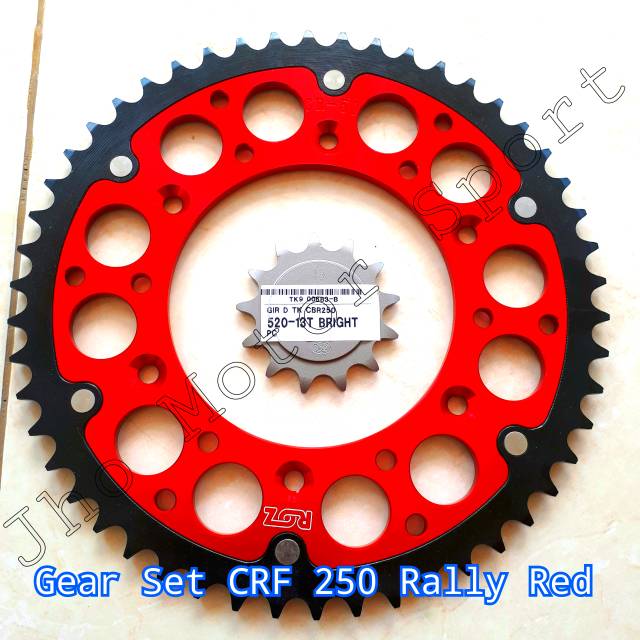 Gear Set CRF 250 Rally Red