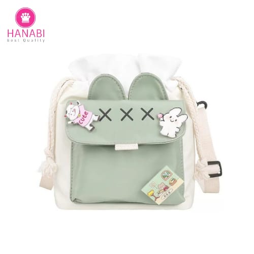 HANABI - Tas selempang CELLINE + PATCH tas slingbag lucu