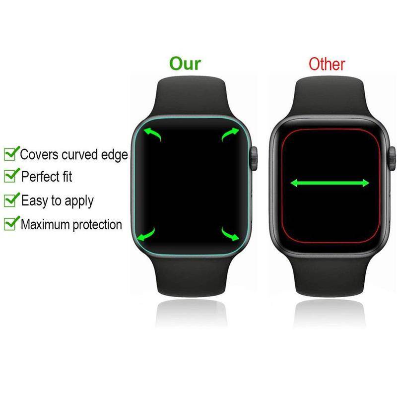 Film Pelindung Layar Hydrogel Untuk Apple Watch 42mm 40mm 44mm 45mm 41mm 7 / 6 / 5 / 4 / 3 / 2 / 1