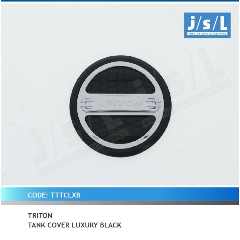 Tank cover/ tutup tangki Triton luxury Hitam jsl