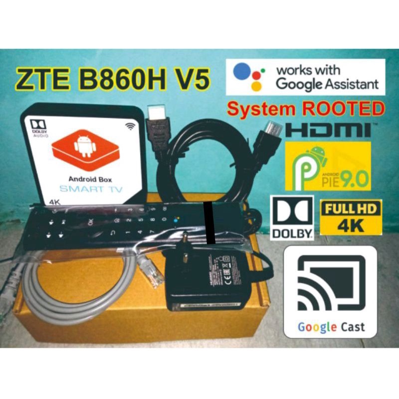 ANDROID TV BOX STB B860 Versi 5 V5 / HG680FJ Remote Google Voice Assist