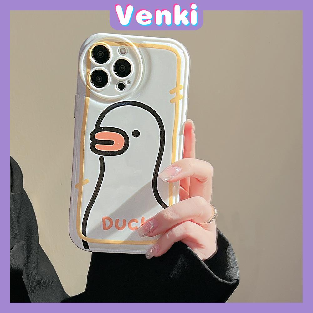 iPhone Case TPU Silicone Soft Case Airbag Shockproof Protection Camera Cute Cartoon Duck Style Compatible For iPhone 11 Pro Max 13 Pro Max 12 Pro Max 7Plus xr XS Max