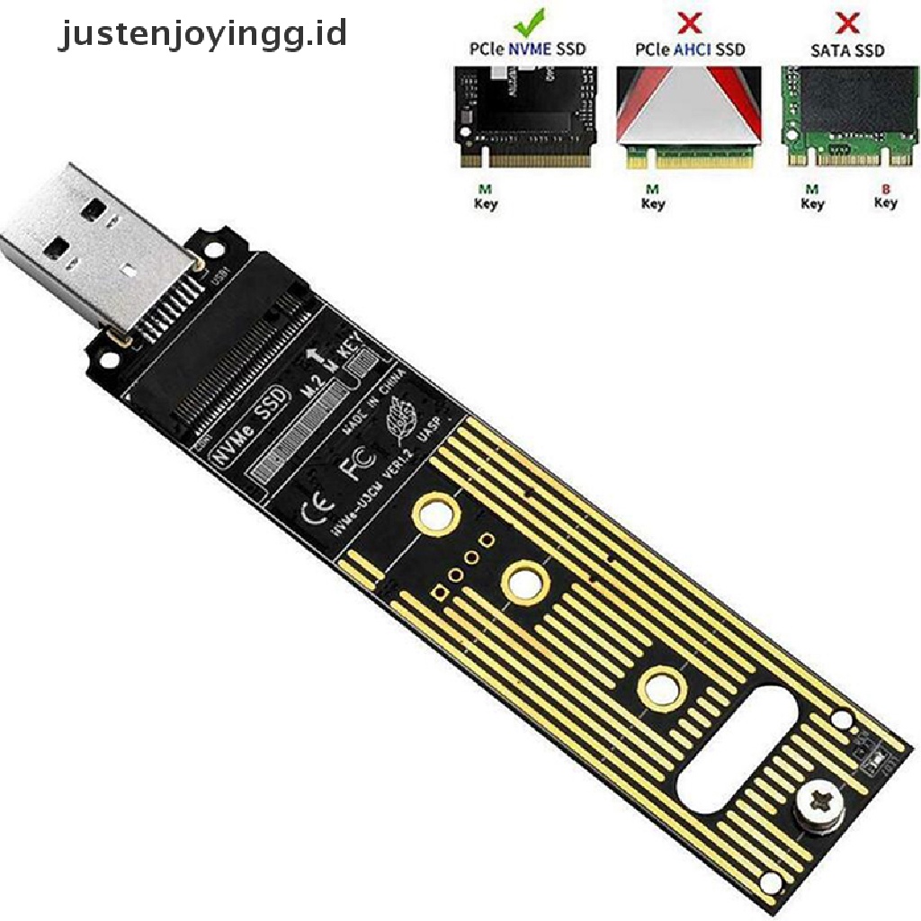 Kartu Adapter Converter PCI-E Ke USB 3.1 3.0 SSD M.2 NVME