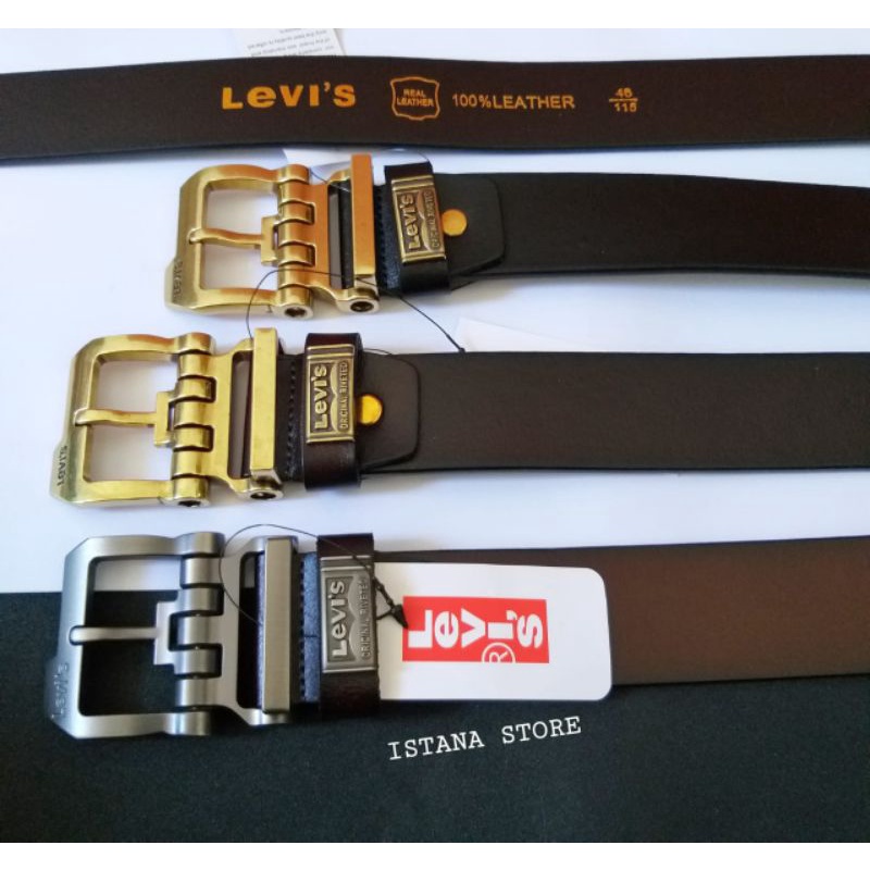 IKAT PINGGANG kulit asli premium GESPER SABUK PRIA KULIT ASLI IMPORT MODEL JARUM