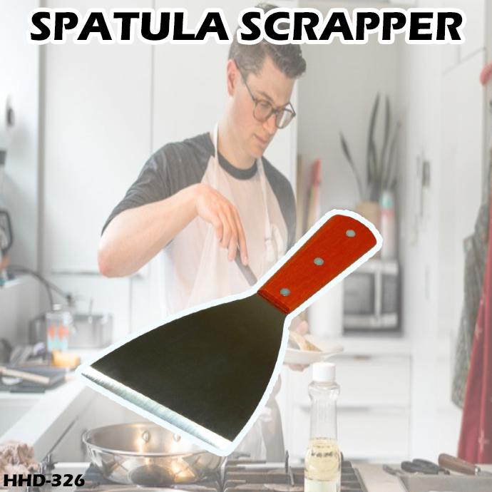 Spatula Scrapper Peralatan Masak Koki Spatula Martabak Pizza - HHD-326