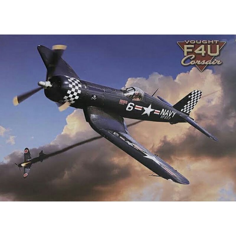 DIY Miniatur Papercraft Pesawat F4U Corsair