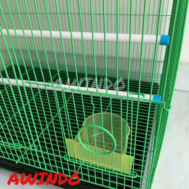 KANDANG KUCING UMBARAN BESI LIPAT SIZE L 60x44x50 BURUNG ANJING KELINCI TUPAI LUCKY ORI 568