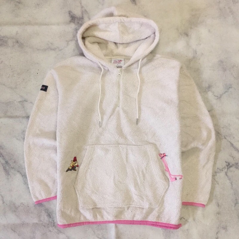 PINK PANTHER X FRANK STONE SHERPA HALFZIP HOODIE