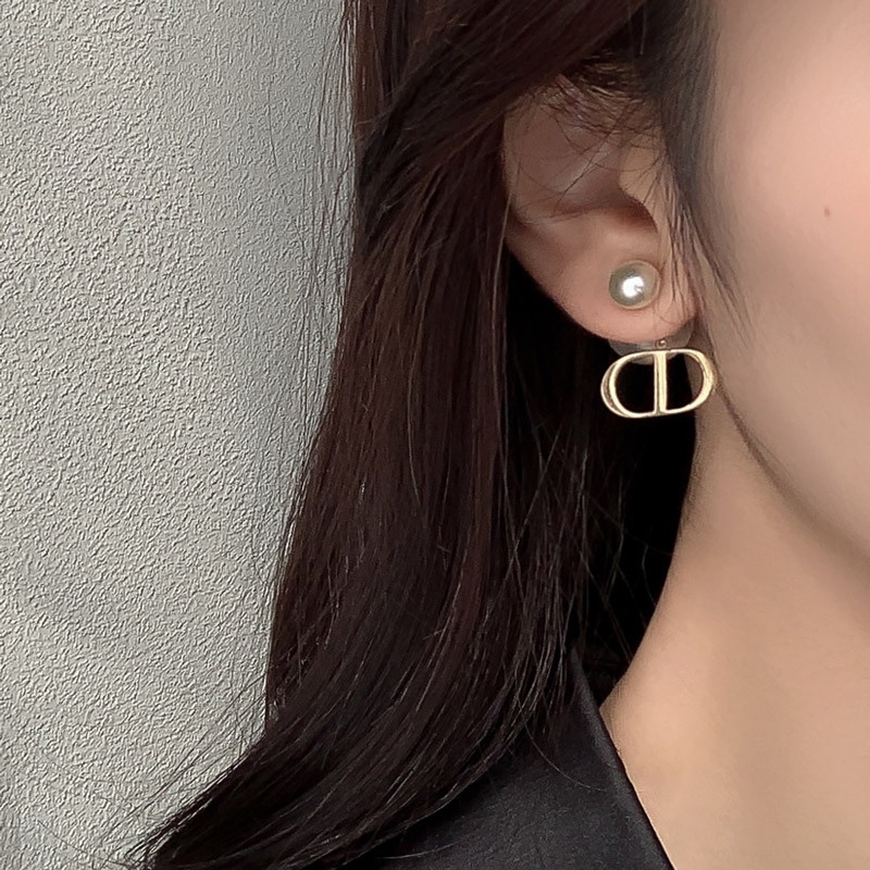 Anting Hidung Babi | Anting Mutiara | Perasaan Dingin Bahan stainless steel Kelas Atas Dengan Gaya Keren