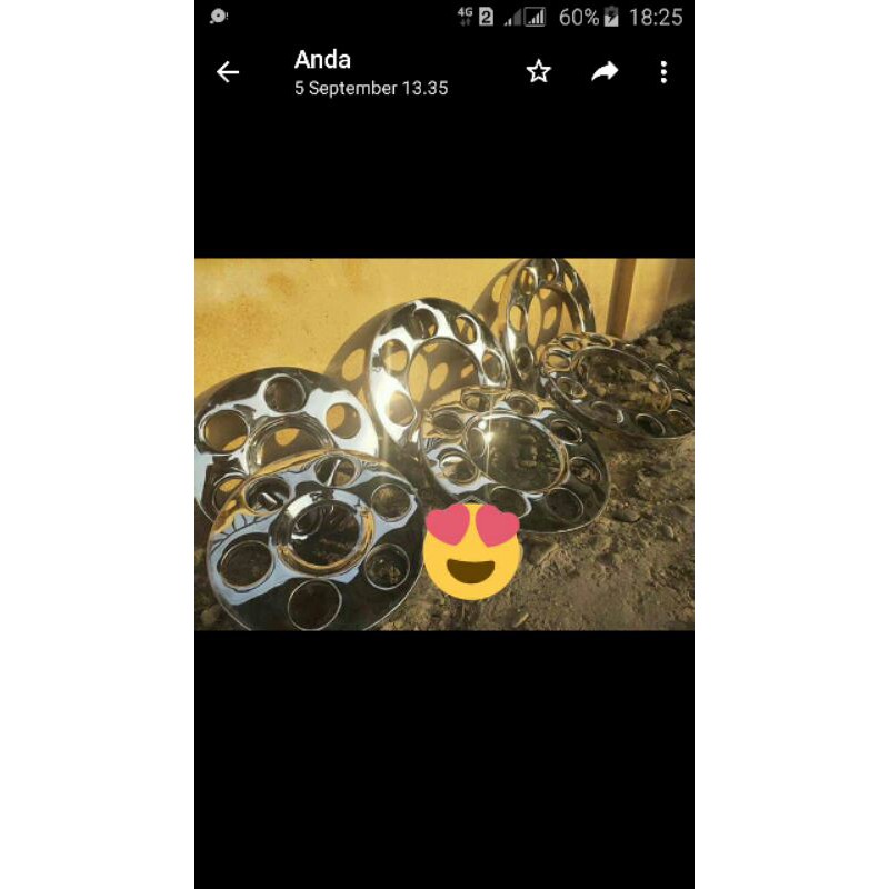 Ring 20 weldop stainless asli bus fuso tronton