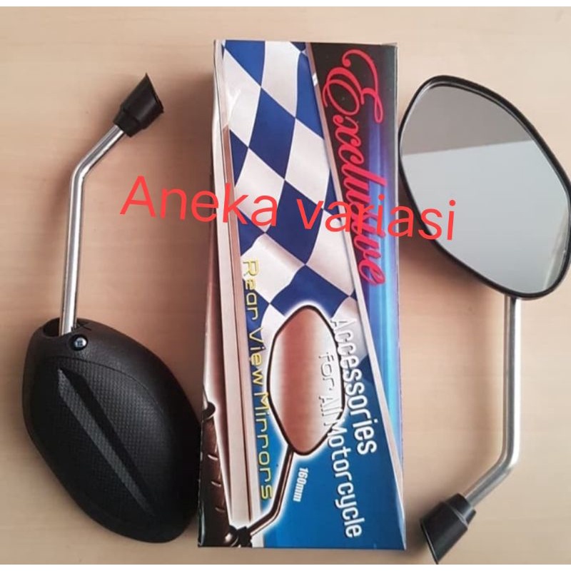 spion standar Beat tangkai chrome panjang beat vario Genio Supra karisma dll