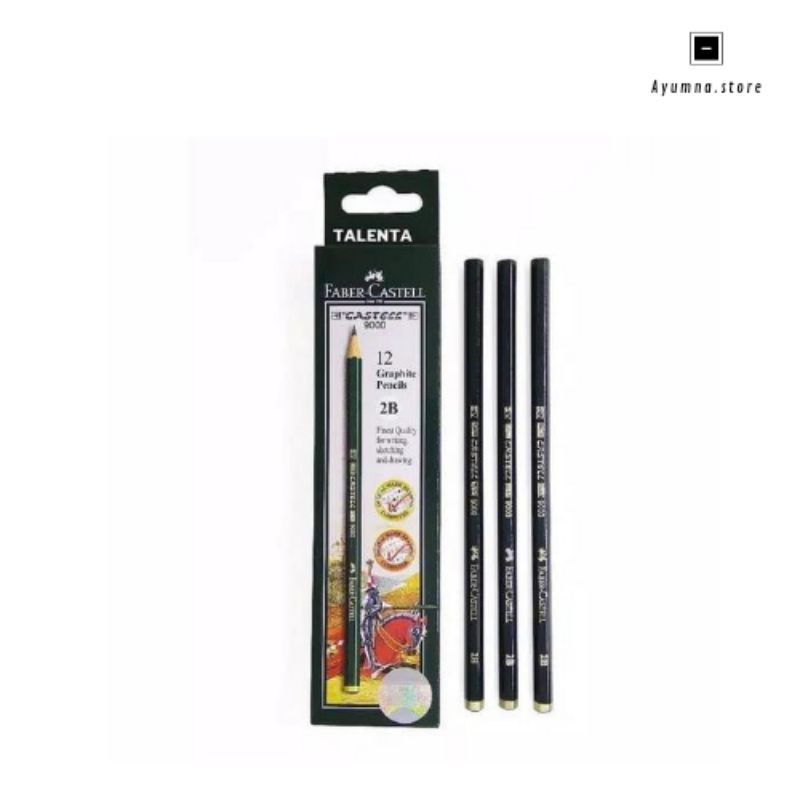 

FABER CASTELL PENSIL 2B // PENSIL 2B PER PACK