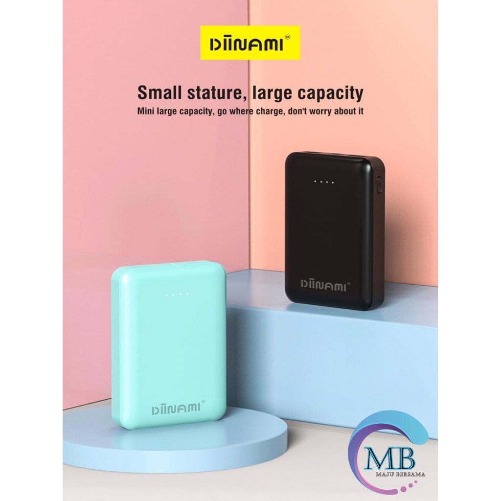 BM084 Powerbank diinami DI-Y20 real 8000mah led dual usb quick charge Fast Charging MB489