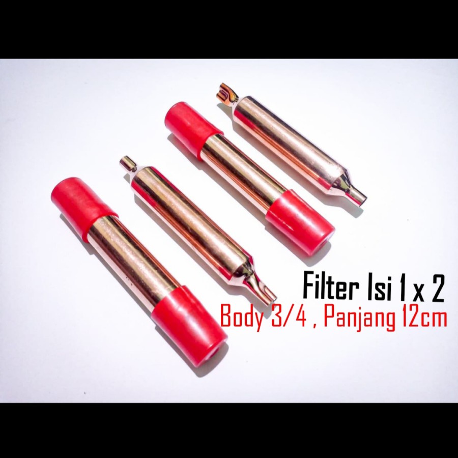 FILTER ISI KULKAS 1x2 UKURAN BODY 3/4 PANJANG 12cm FILTER ISI KULKAS