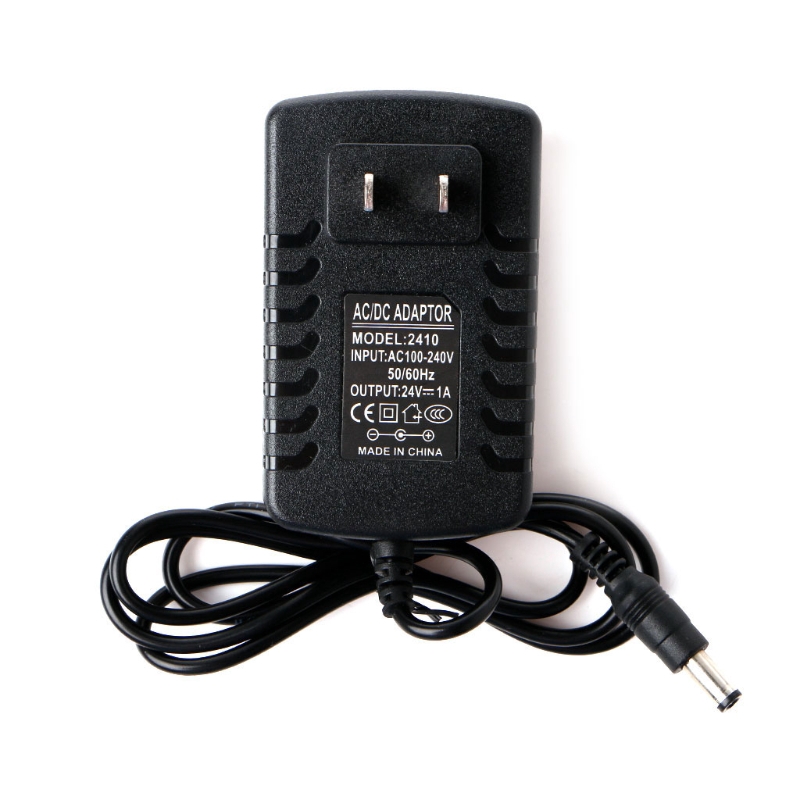 AUS Adaptor AC 100-240V ke DC 24V 1A Plug US / EU / AU / UK untuk Pembuat Kabut Ultrasonik