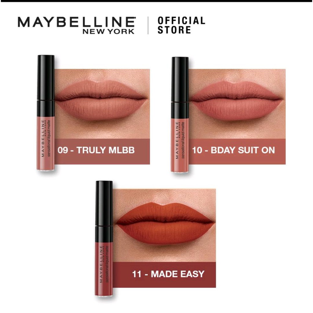 MAYBELLINE SENSATIONAL LIQUID MATTE 7 Ml @MJ