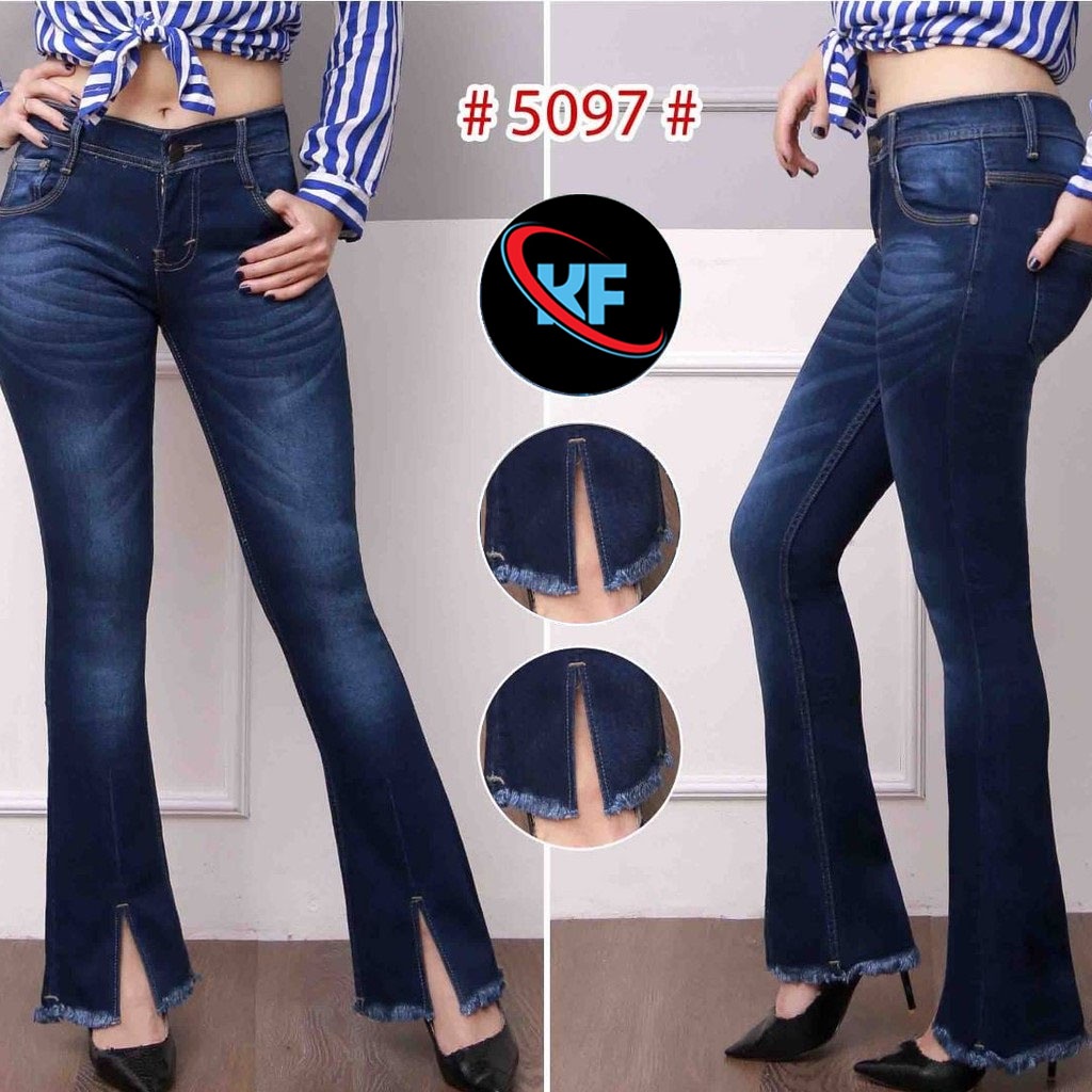 CUTBRAY JEANS HIGHWAIST VICTORIA // CELANA JEANS CUTBRAY WANITA BELAH