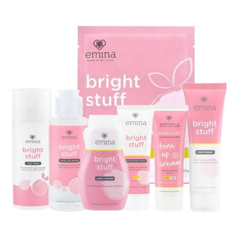 Paket Emina Bright Stuff Series Lengkap dan paling murah Original BPOM