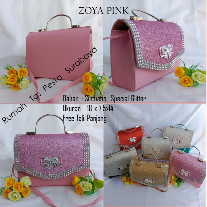 Tas Elegant,Tas Lucu,Tas Murah,ZOYA PINK