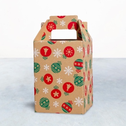 

KARDUS HAMPERS NATAL BOX PACKAGING DUS ISI 3 TOPLES 500GR DUS KUKER CHRISTMAS 15x15x20 cm (10 PCS)