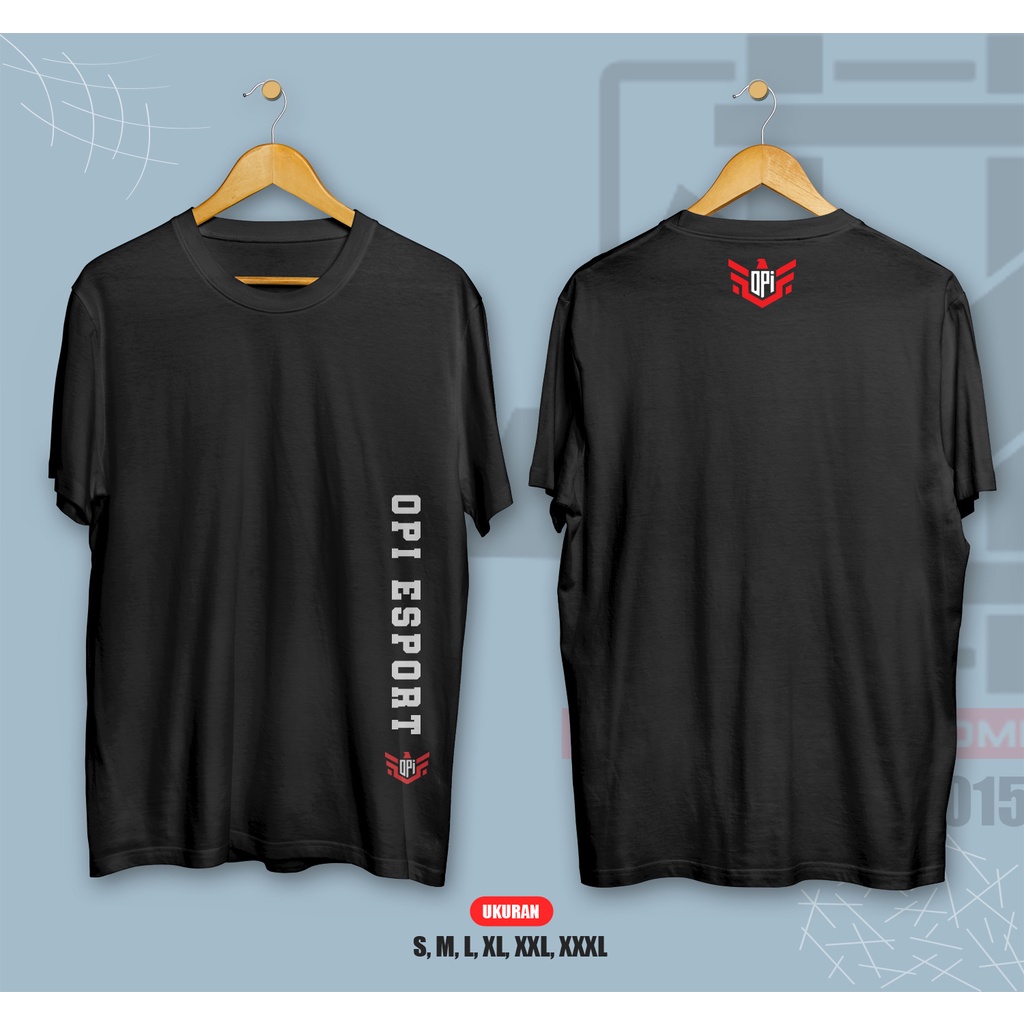 KAOS OPI ESPORT GAMING LENGAN PENDEK COTTON COMBED 30S