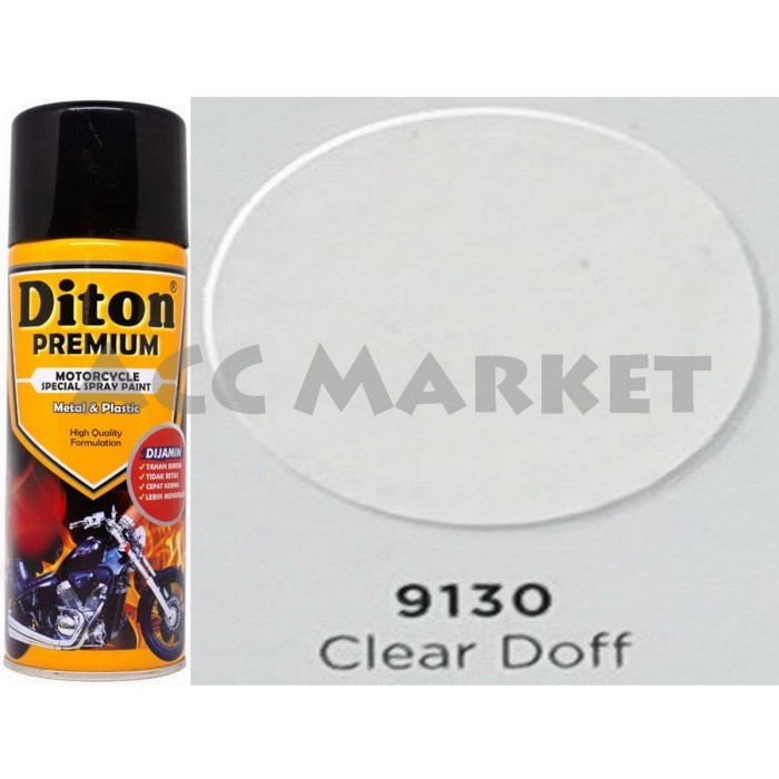 Pilox Diton Premium Pilok Pylox Pernis Bening Clear Doff 9130