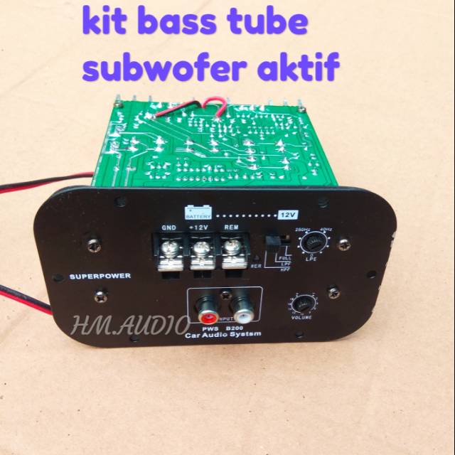 Kit basstube kit power amplifier aktif
