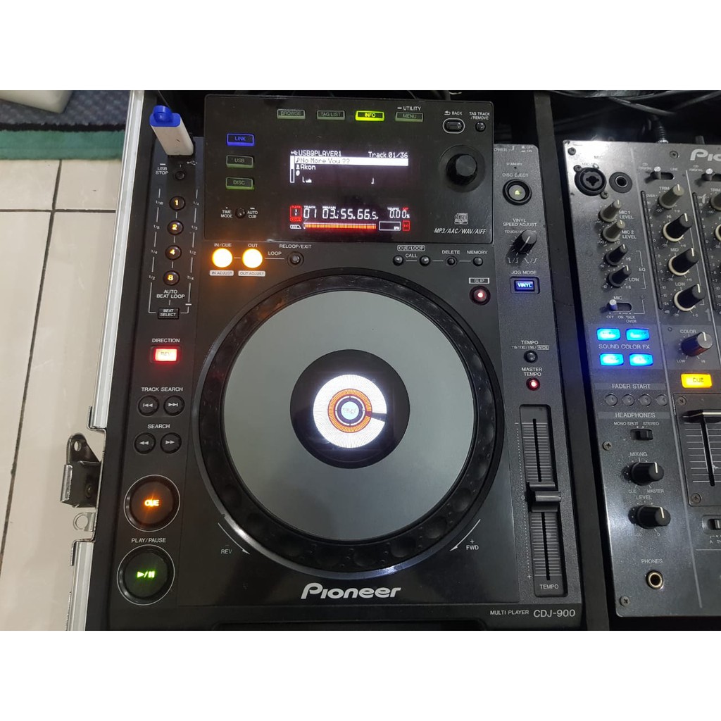 Jual Alat DJ Pioneer CDJ 900 x2 (Pair) + DJM 800 Bonus Hardase 