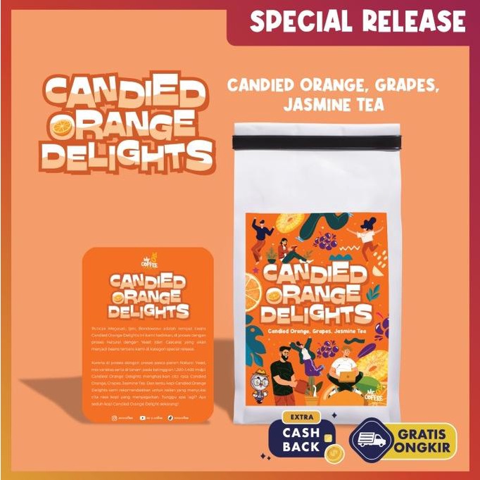

Kopi Arabika CANDIED ORANGE DELIGHTS 200g | Single Origin Specialty