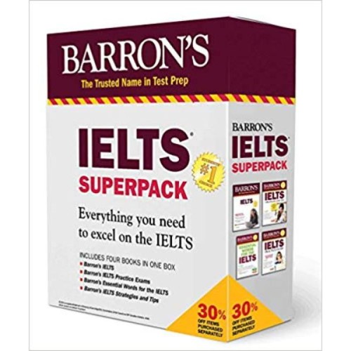 IELTS Superpack (Barron's Test Prep) Fourth Edition - 9781438078793