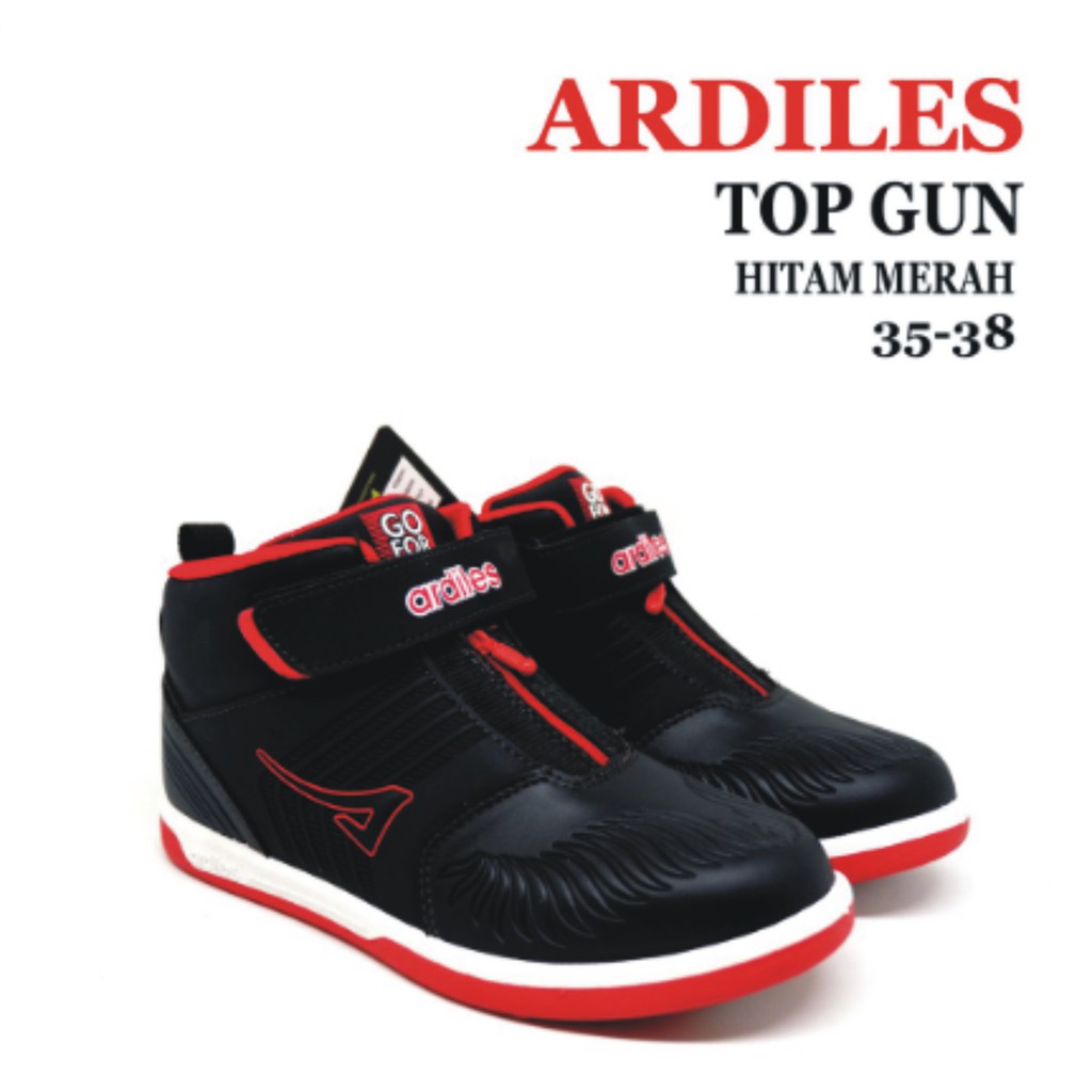Sepatu Ardiles - Boot Sekolah anak - Top Gun 31-38
